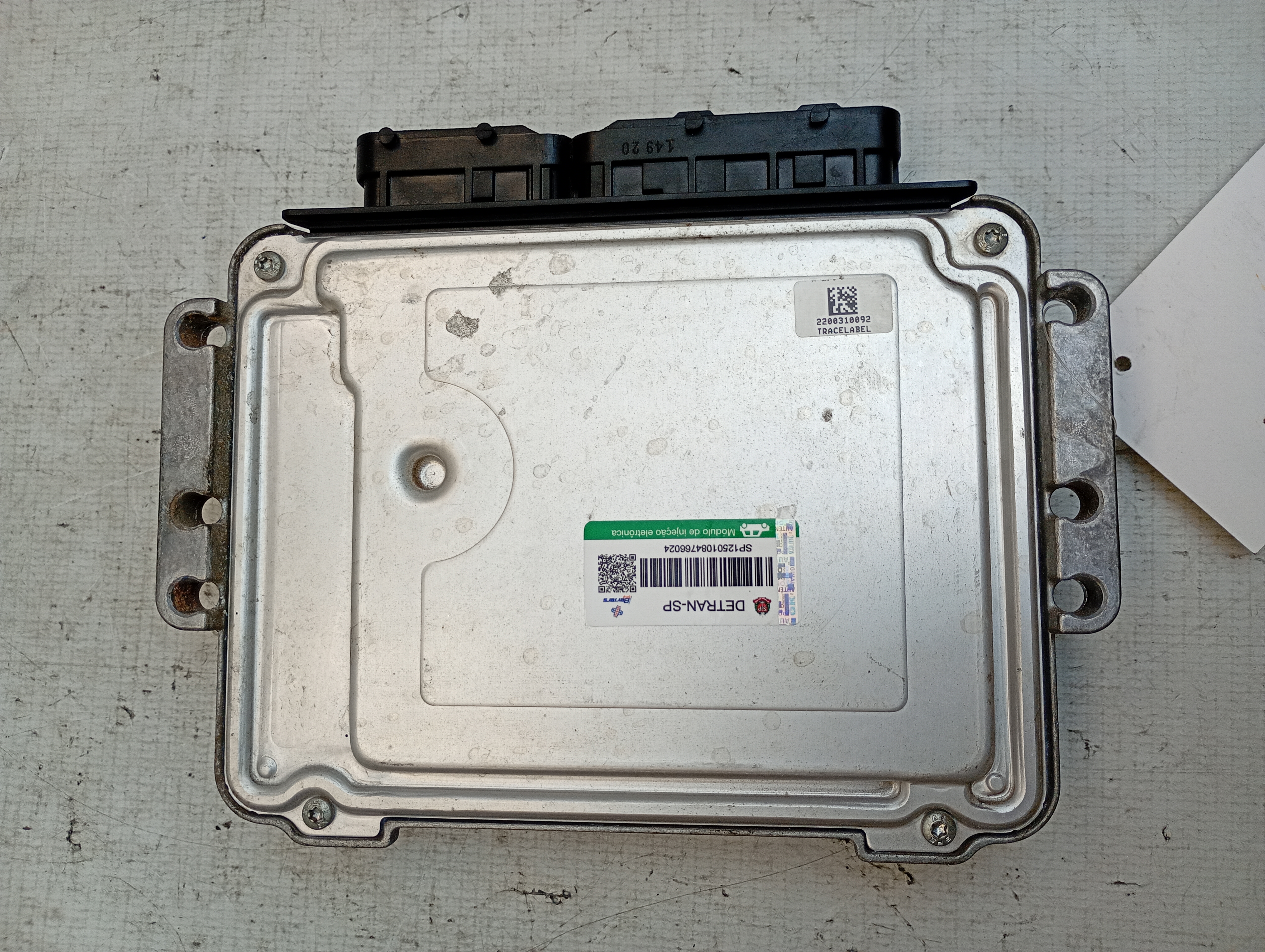 MÓDULO INJEÇÃO NISSAN VERSA SL 1.6 16V FLEX 2013/2014 - 237103BA0C - 