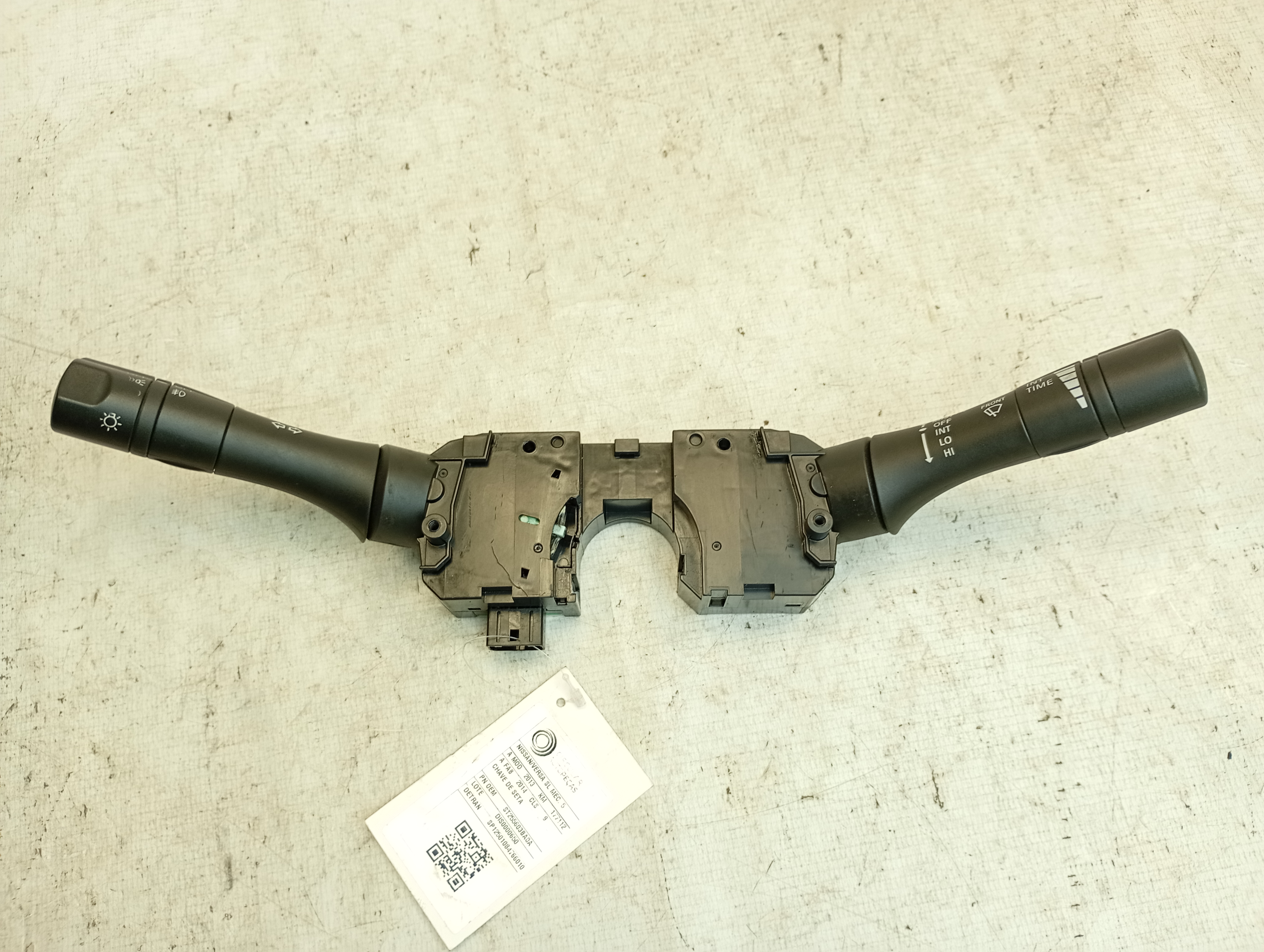 ALAVANCAS COMANDO CHAVE SETA VERSA SL 1.6 2013/2014 - 255603BA0A - 