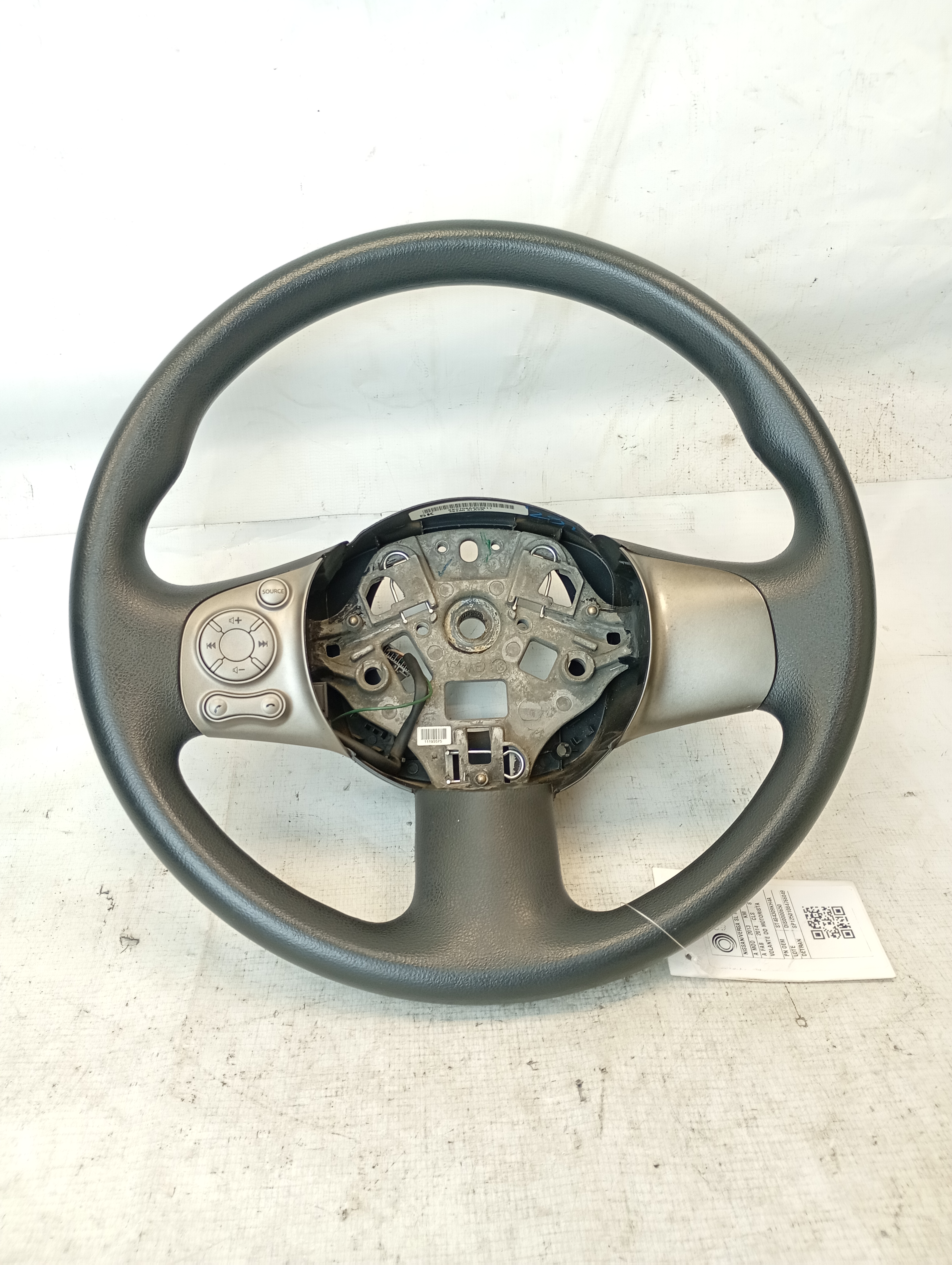 VOLANTE MOTORISTA NISSAN VERSA SL 1.6 16V FLEX 2013/14 - 484309KH4A - 