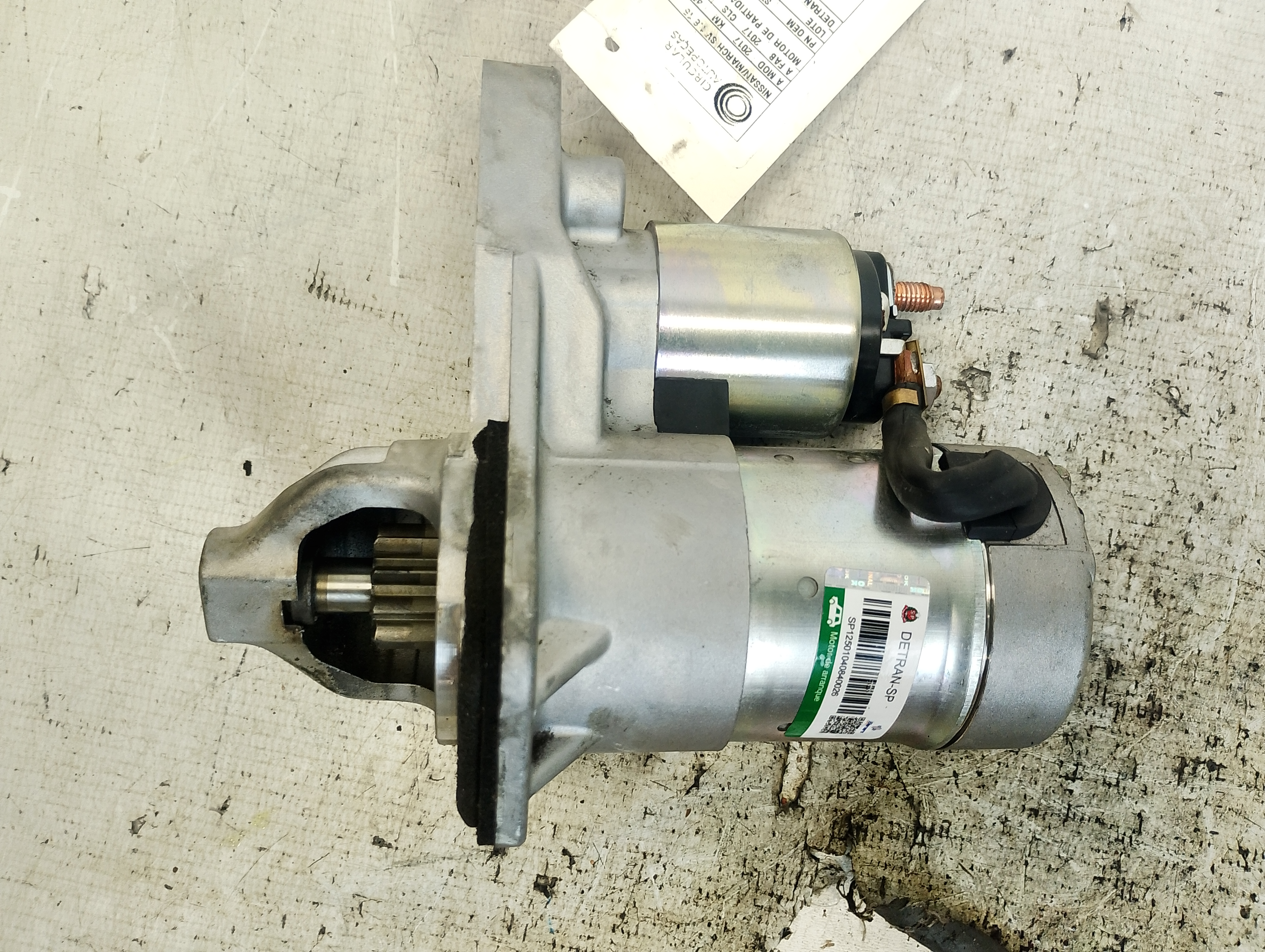 MOTOR PARTIDA NISSAN MARCH SV 1.6 16V FLEXSTART 2017 - 23300 - 