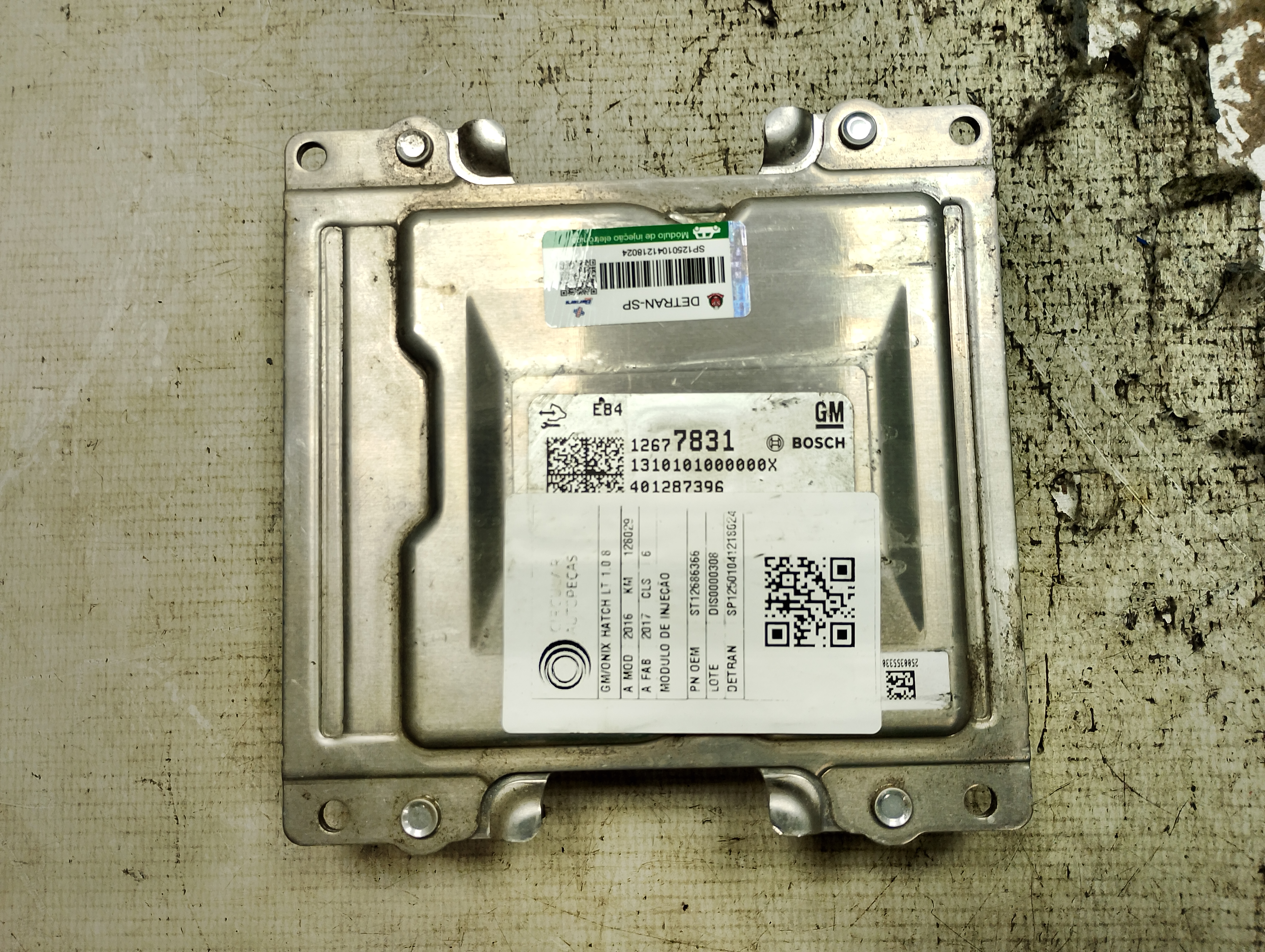MÓDULO INJEÇÃO CHEVROLET ONIX HATCH LTZ 1.4 8V FLEX 16/17 - 12686366 - 