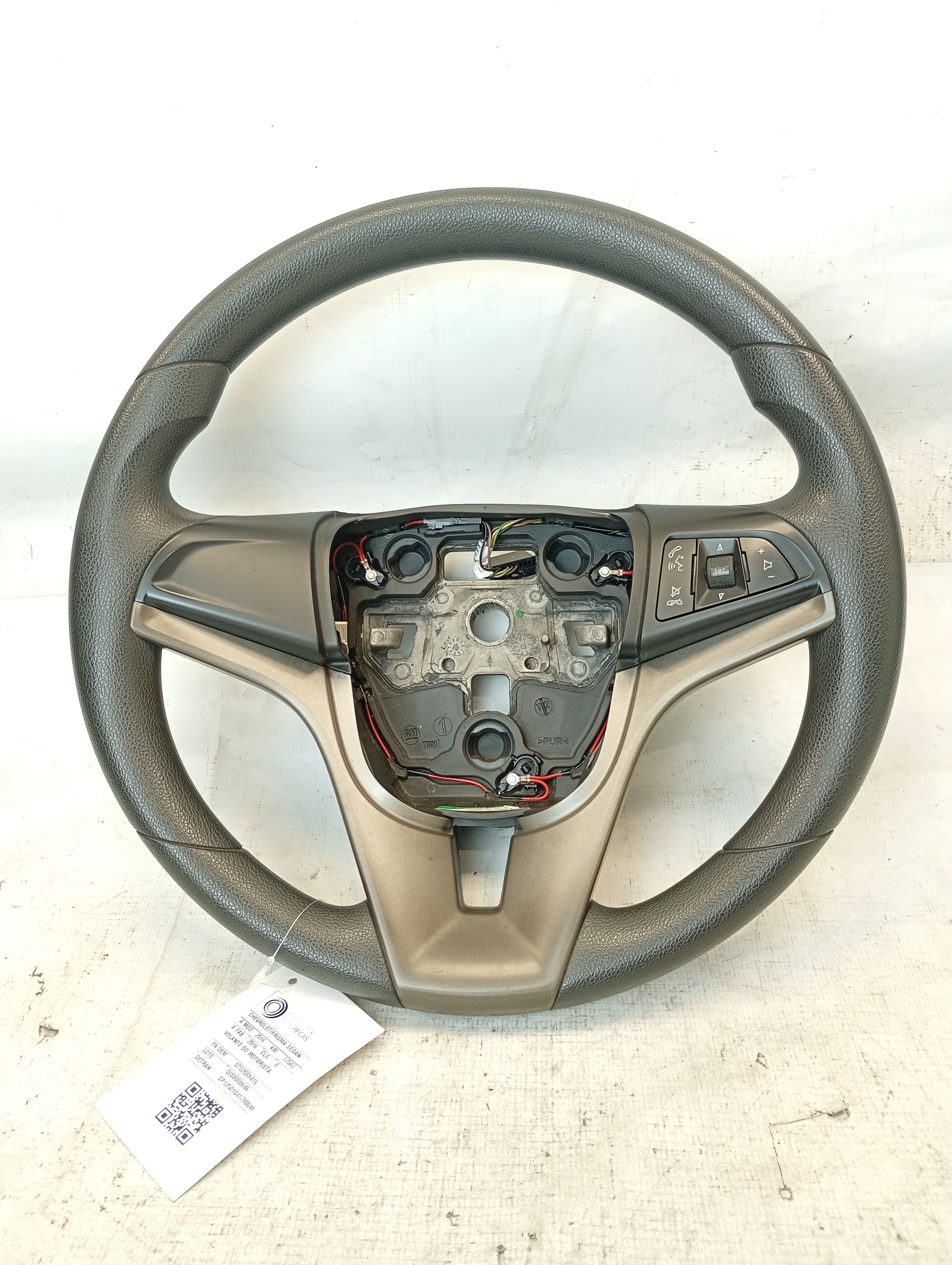 VOLANTE MOTORISTA CHEVROLET PRISMA SED. LT 1.0 8V 2016 - 52089416 - 