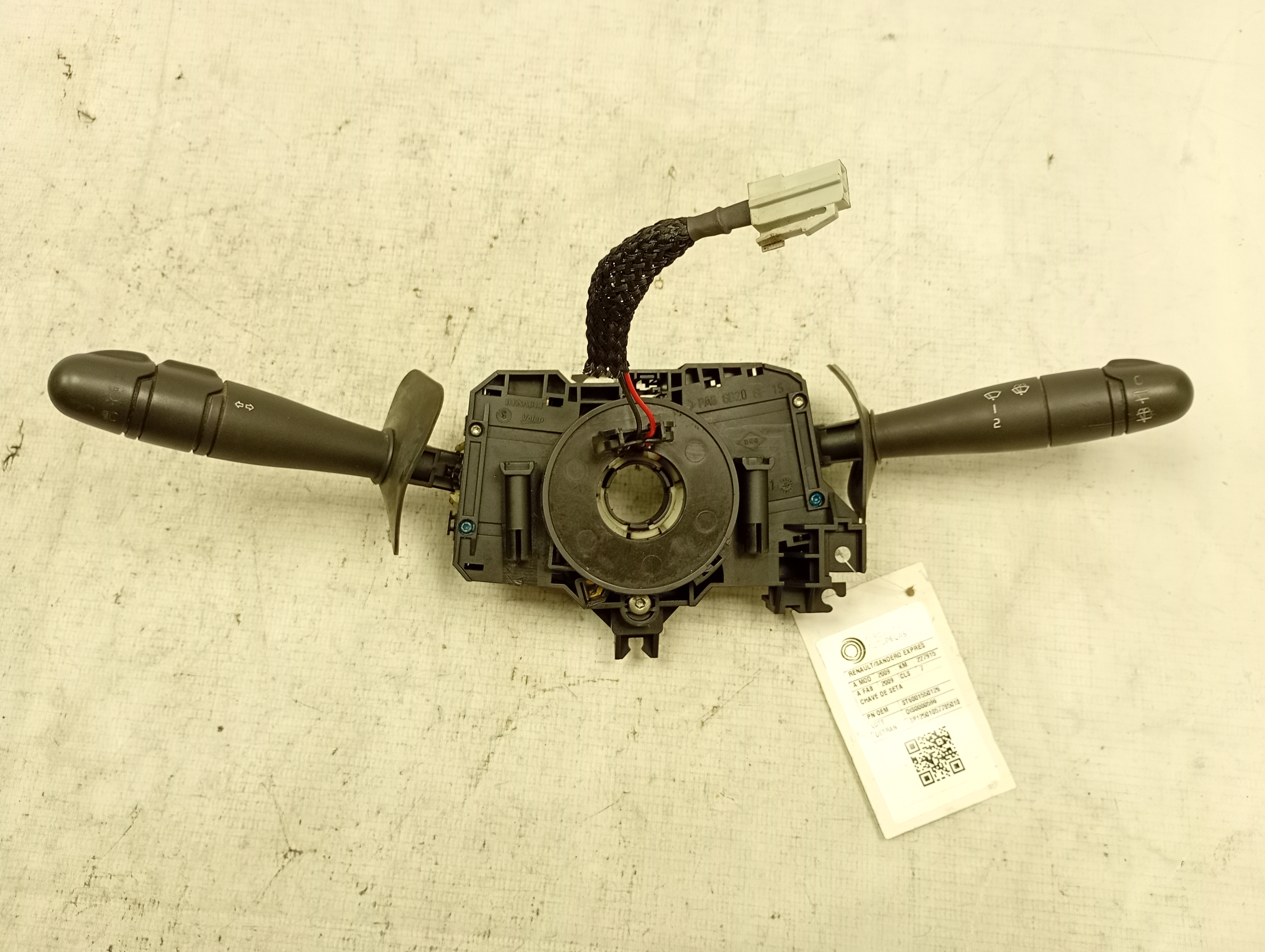 ALAVANCA COMANDO CHAVE SETA RENAULT LOGAN. UP 1.0 12/13 - 6001550126 - 