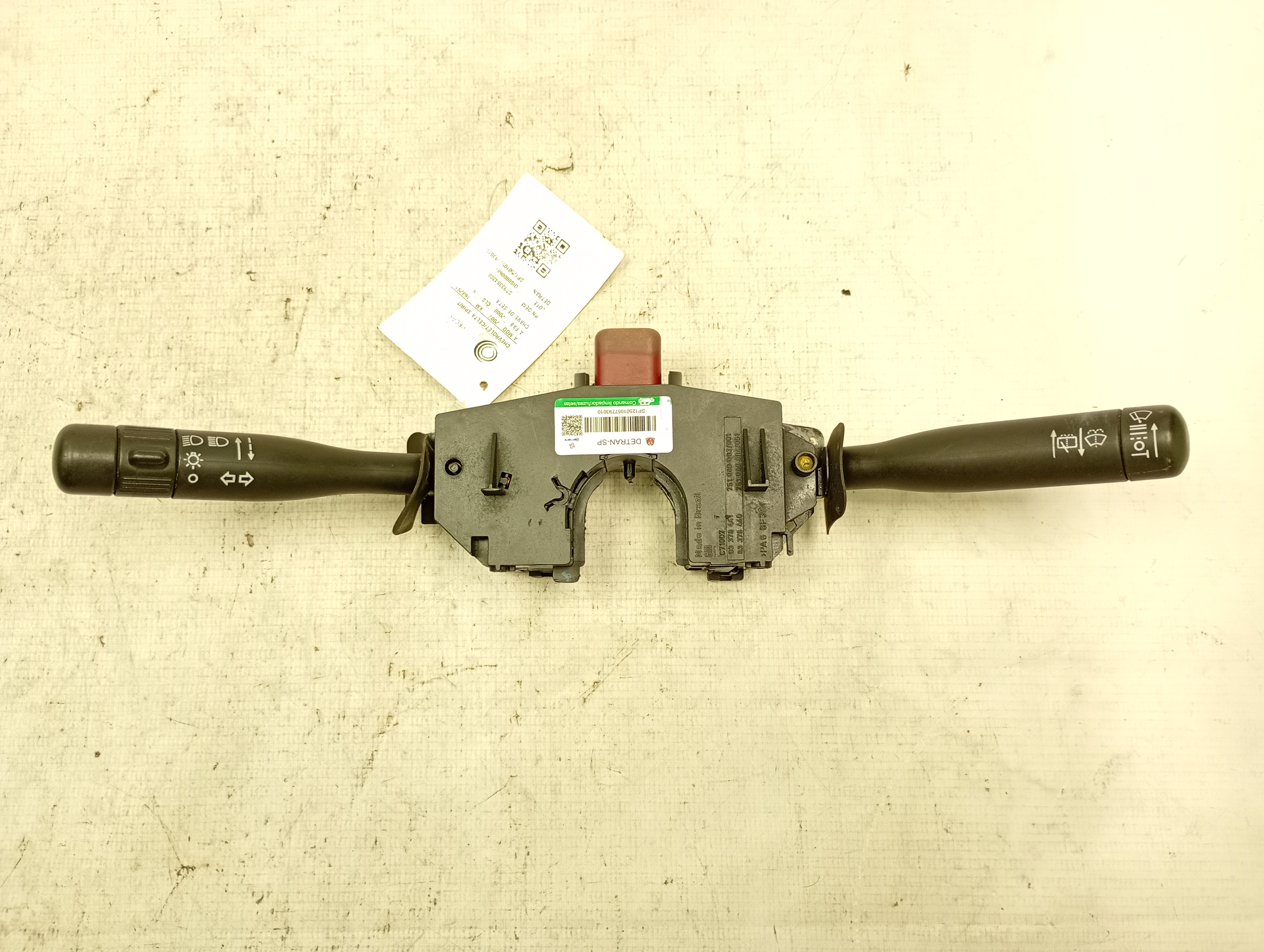 ALAVANCA COMANDO CHAVE SETA CHEVROLET CELTA LIFE 08/09 - 93384388 - 