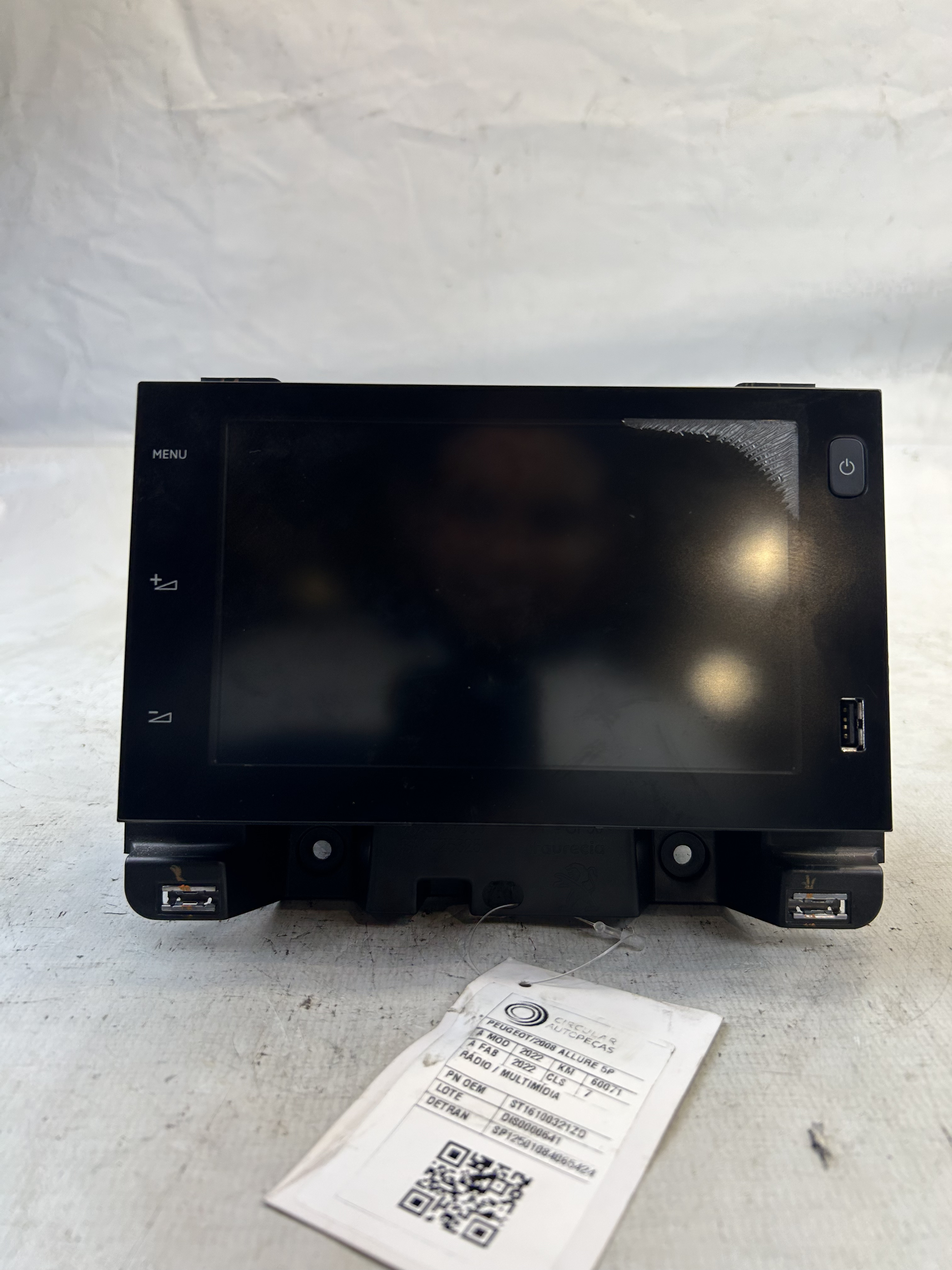 MULTIMÍDIA PEUGEOT 2008 ALLURE 1.6 FLEX 16V 2022 - 16100321ZD - 