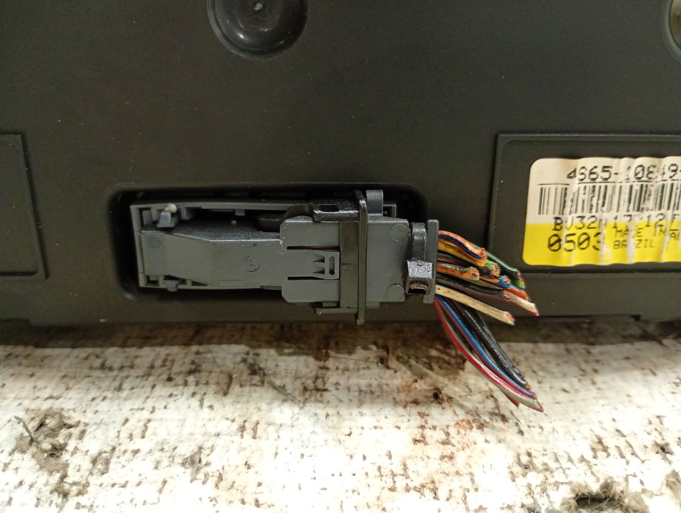 PAINEL INSTRUMENTOS FORD FIESTA SED SUPERCHARGER 1.0 2005 - 9S6510849JA - 