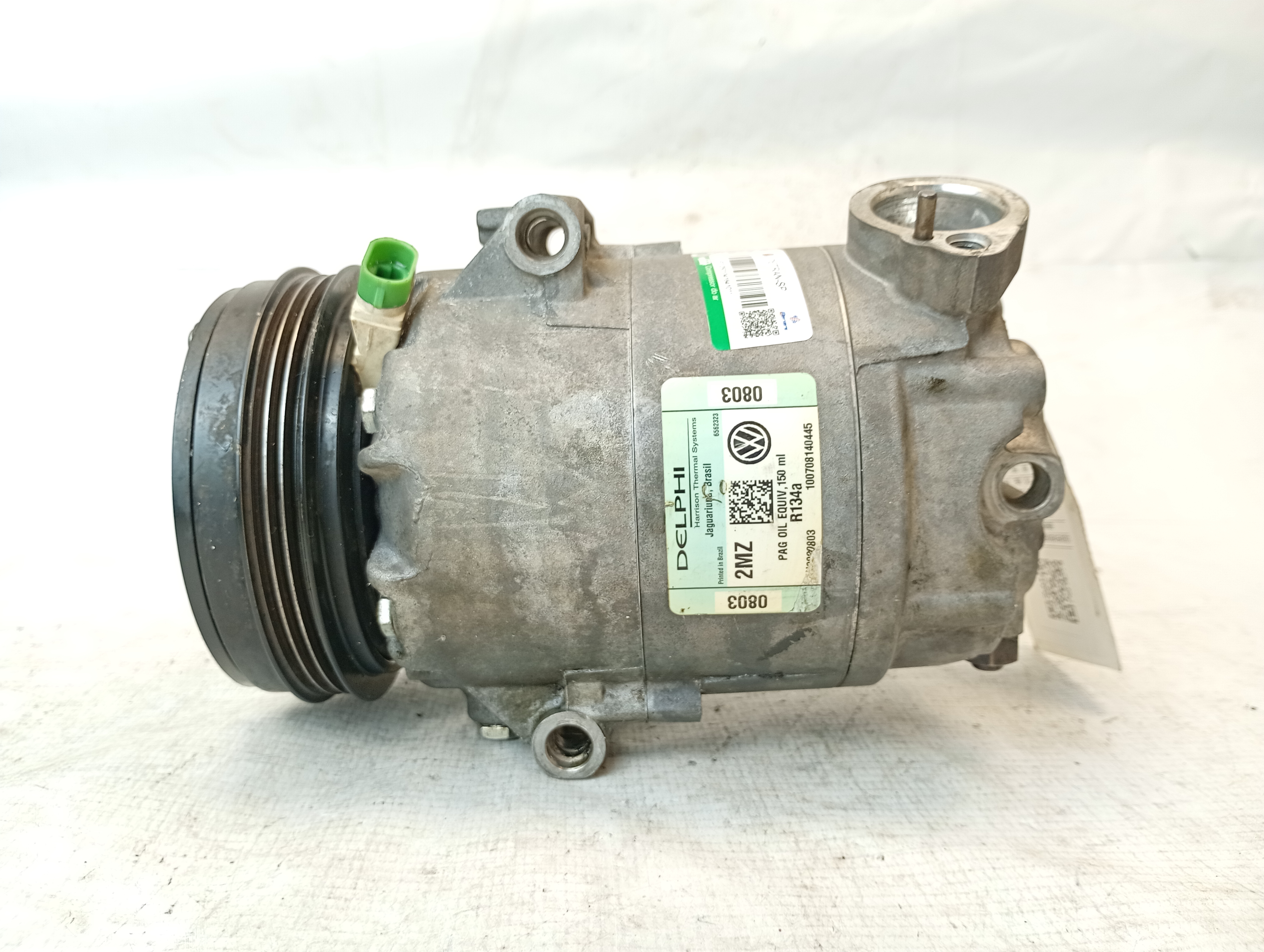 COMPRESSOR AR-CONDIC. VOLKSWAGEN POLO SEDAN 1.6 MI 2008/09 - ST5Z0820803 - 