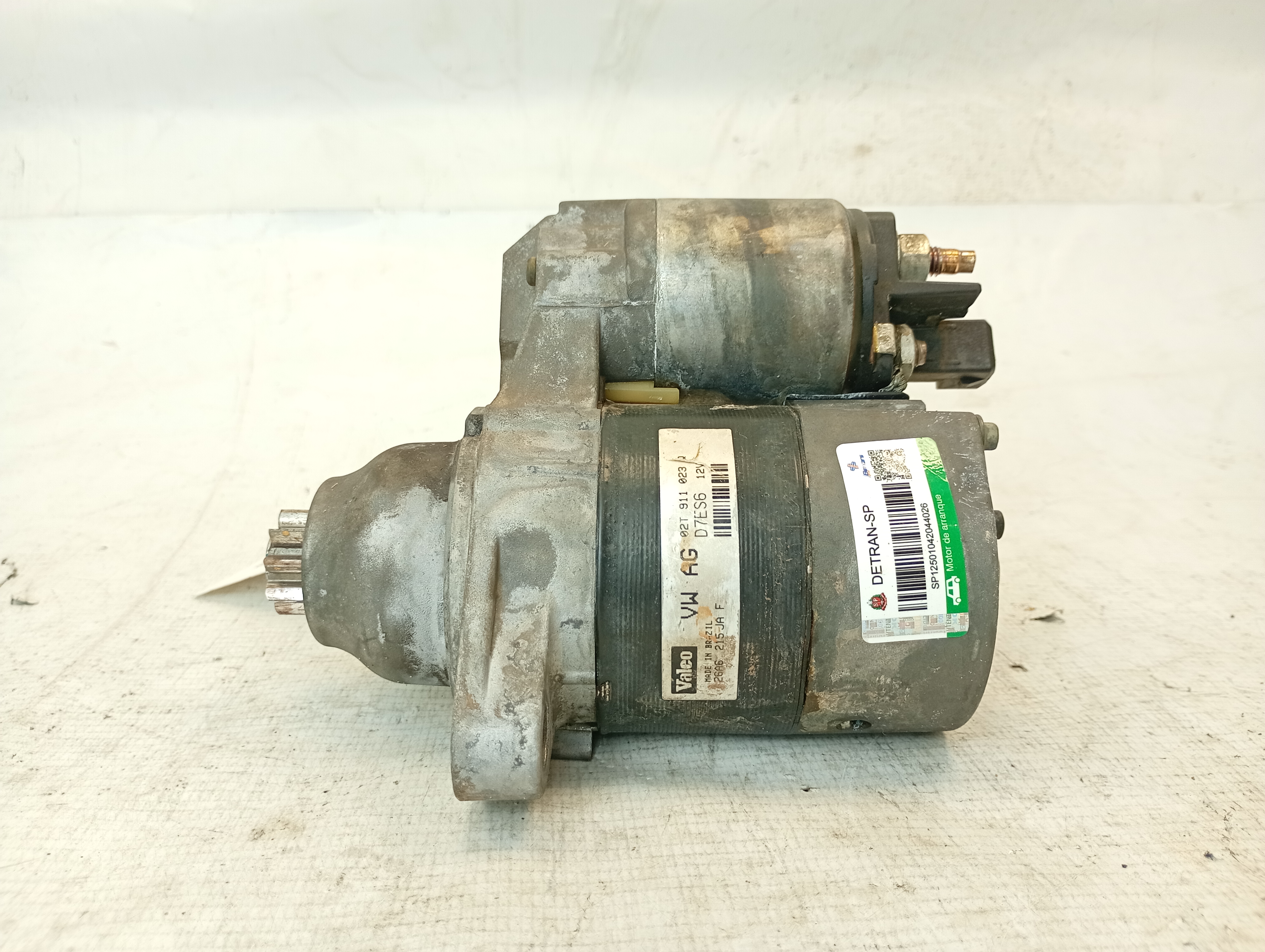 MOTOR PARTIDA VOLKSWAGEN POLO SEDAN 1.6 MI T.FLEX 2006 - ST02T911021E - 
