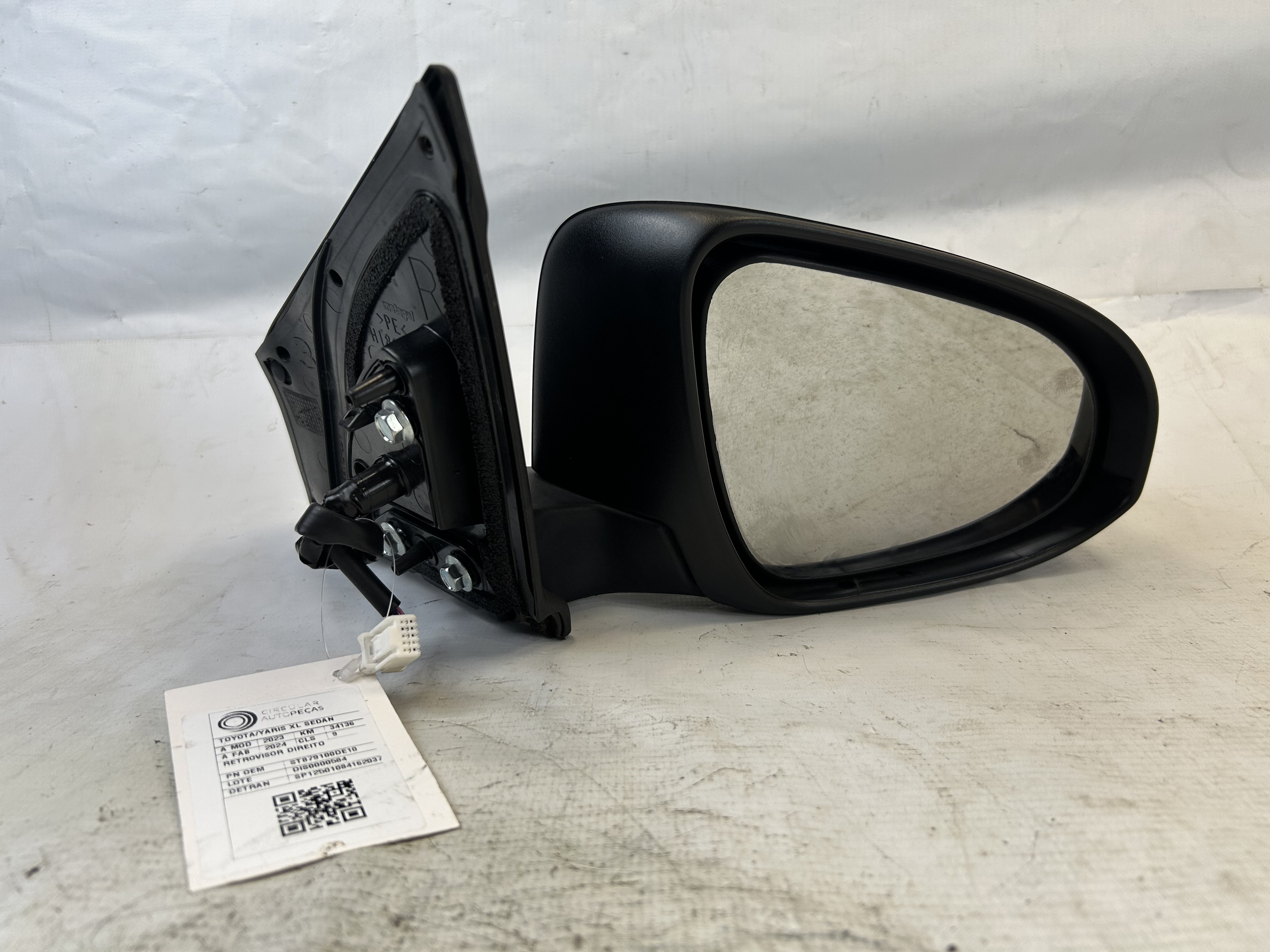 RETROVISOR DIREITO TOYOTA YARIS XL SEDAN 1.5 2023/2024 - ST879100DE10 - 