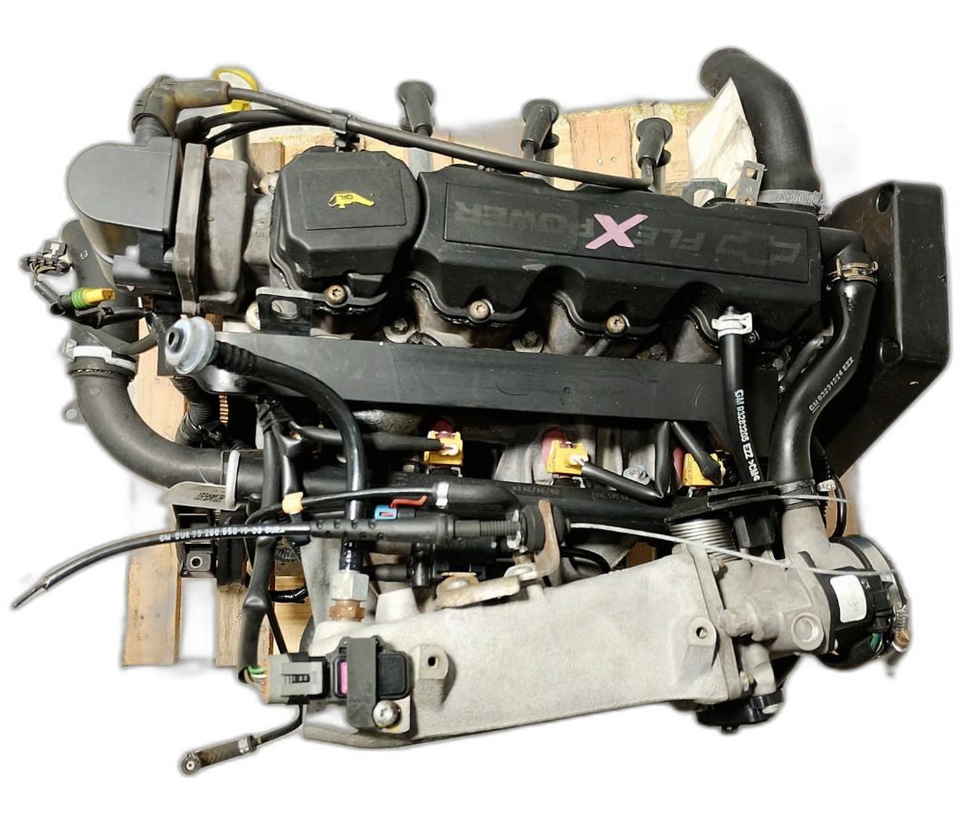 MOTOR COMPLETO CHEVROLET CELTA LIFE 1.0 MPFI 8V FLEX 2008/09 - 94705527 - 