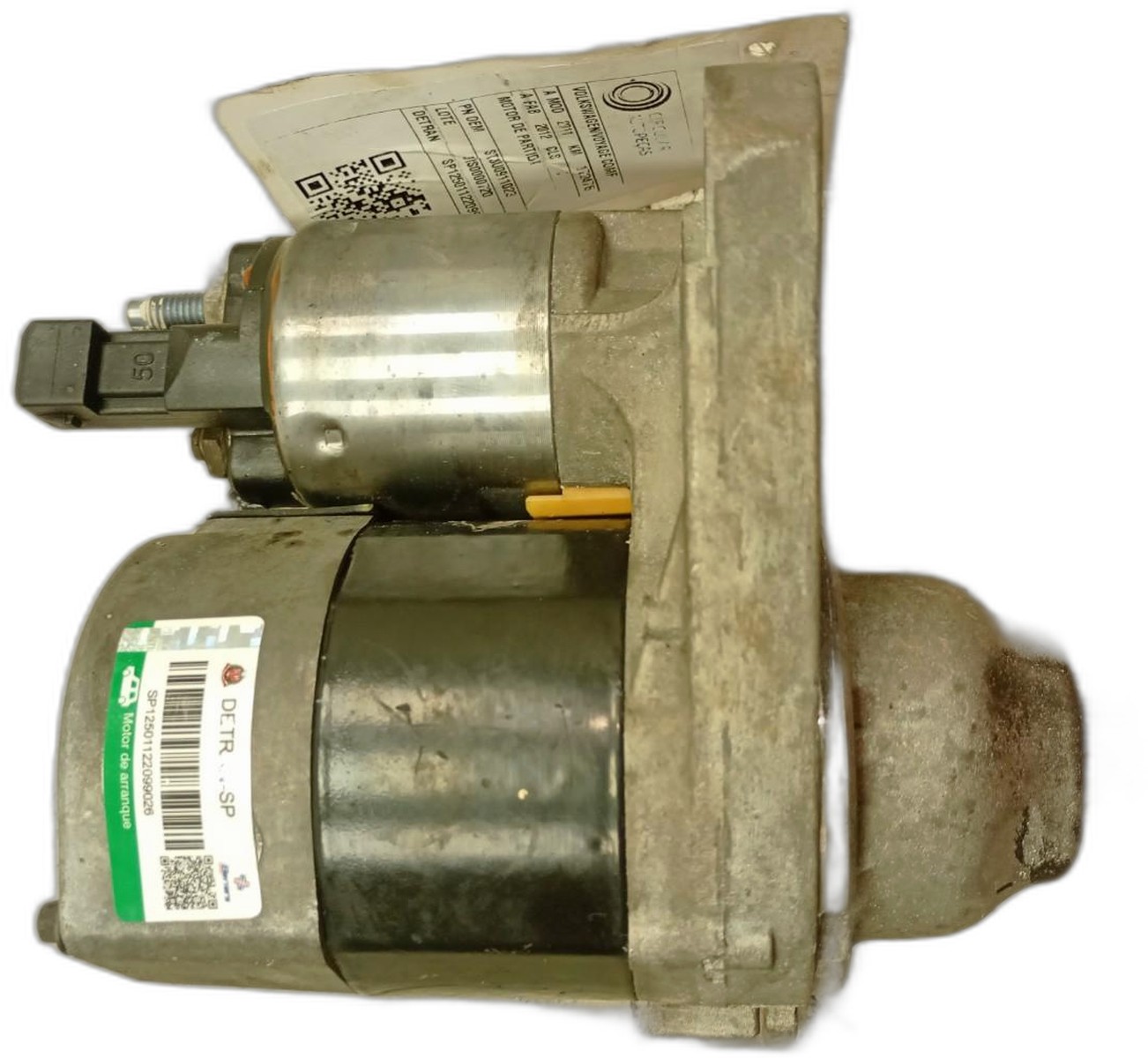 MOTOR PARTIDA VOLKSWAGEN SAVEIRO 1.6 MI TOTAL FLEX 2012 - 5U0911023 - 