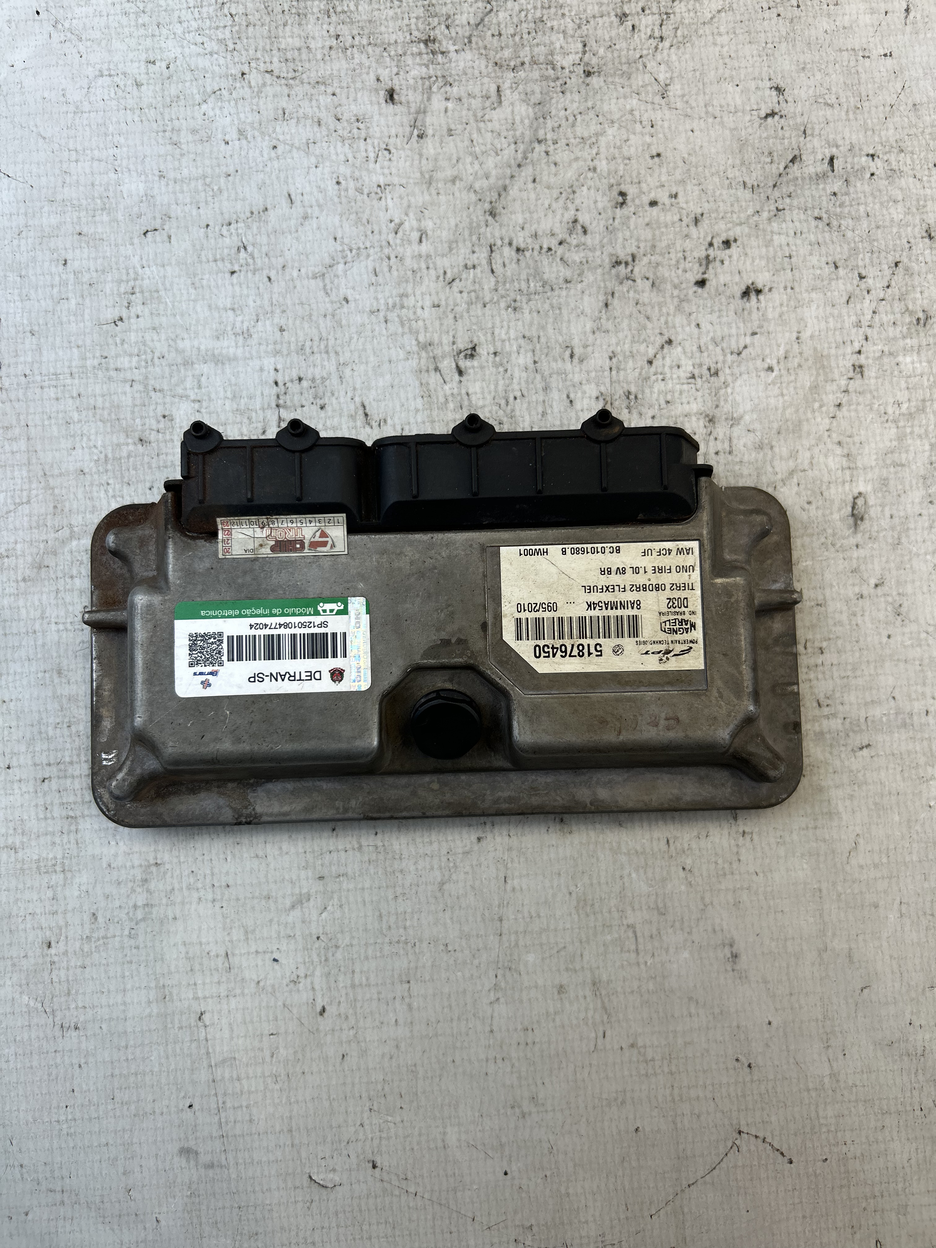 MÓDULO INJEÇÃO FIAT UNO MILLE 1.0 FIRE FLEX 2013 - 55250288 - 
