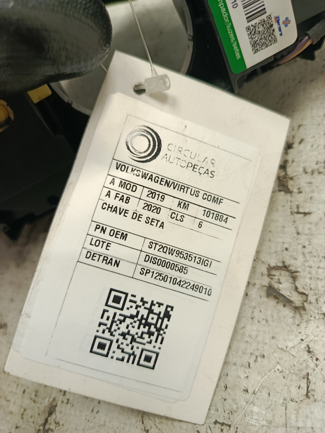 Chave Seta - 2QW953513IGI - Polo, Virtus