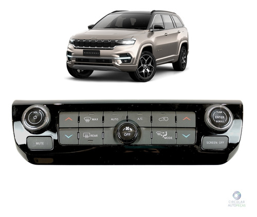 Comando Ar Condicionado Jeep Commander Overland 2021/2022 - 50155740 - 