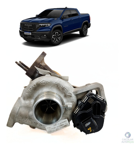 Turbocompressor Turbina Jeep Commander Overland Td380 21/22 - 46340583 - 