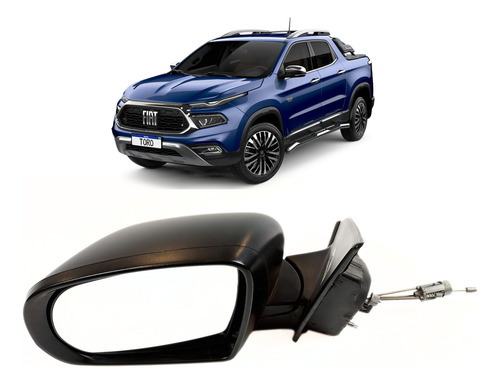 Retrovisor Esquerdo Fiat Toro Endurance 1.8 2019/20 - 1002348580 - 
