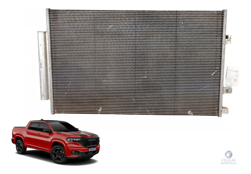 Condensador Ar Condicionado Ram Rampage R/t Hurric 2023/2024 - 52235720 - 