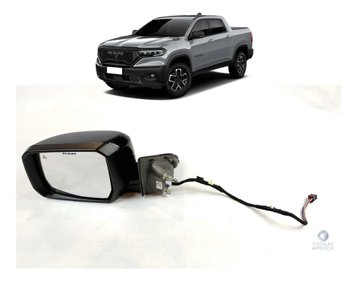 Retrovisor Esquerdo Ram Rampage R/t Hurri 2023/2024 - 100281754 - 
