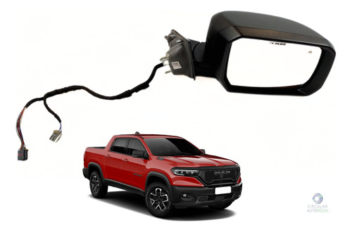 Retrovisor Direito Ram Rampage R/t Hurric 2023/2024 - 100281750 - 