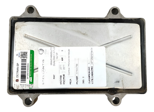 Módulo Injeção Fiat Bravo Absolute Dual 1.8 Flex 2011 - 51900790 - 