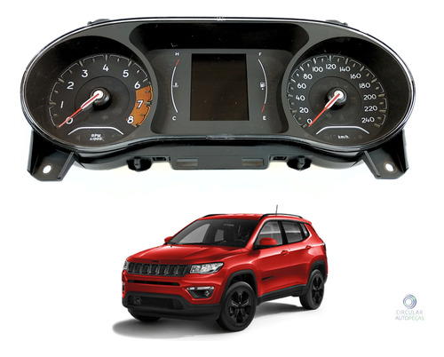 Painel Instrumentos Jeep Compass Longitude 2.0 2016/2017 - 53227293 - 