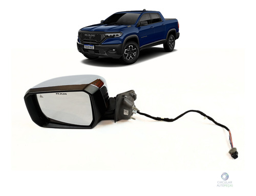Retrovisor Esquerdo Ram Rampage R/t Hurric 2023/2024 - 100281753 - 
