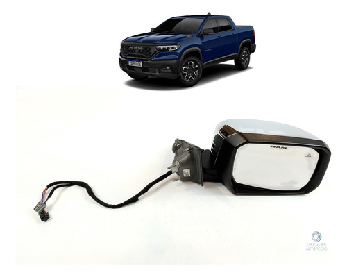 Retrovisor Direito Ram Rampage R/t Hurric 2023/2024 - 100281750 - 