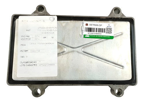 Módulo Injeção Fiat Strada Adventure Locker 1.8 Flex 2014 - 55254733 - 